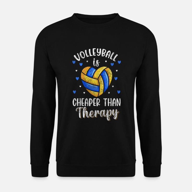Volleyball game Beach - Unisex Sweatshirt - black