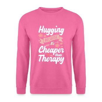 Câliner petite amie - Sweat-shirt Unisexe - rose - Devant