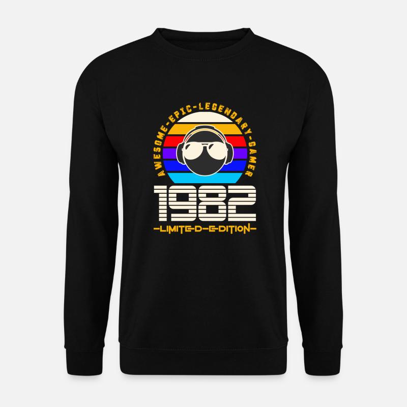 1982 - Unisex Pullover - Schwarz