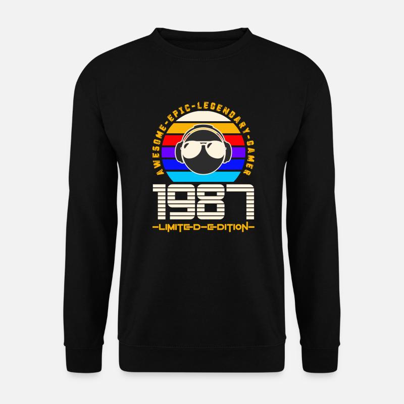 1987 - Unisex Sweatshirt - black