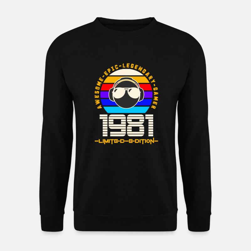1981 - Unisex Pullover - Schwarz