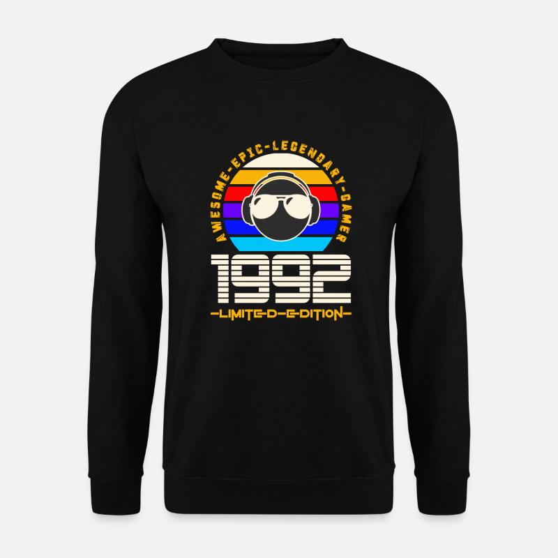 1992 - Unisex Pullover - Schwarz