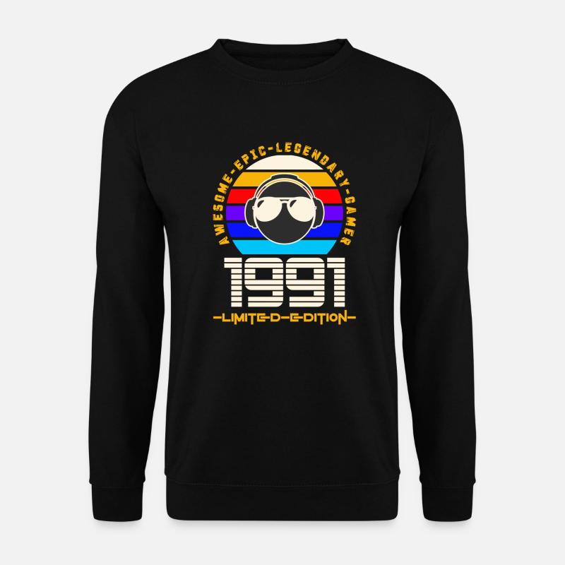 1991 - Unisex Pullover - Schwarz