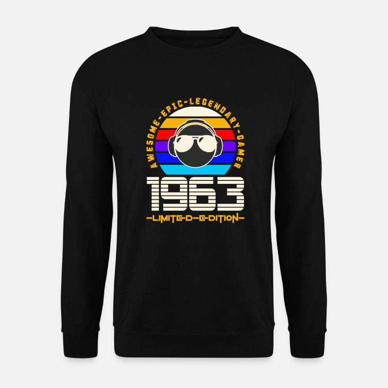 1963 - Unisex Pullover - Schwarz