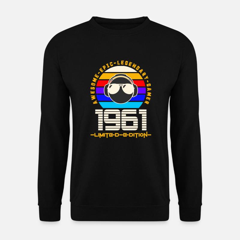1961 - Unisex Pullover - Schwarz