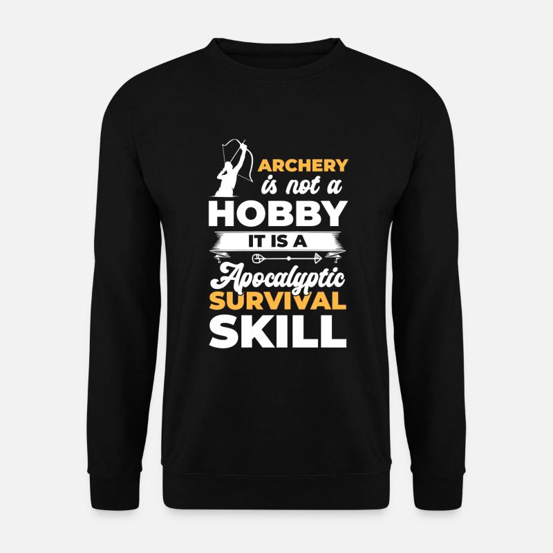 Archer Longbow Hobby Results - Unisex Sweatshirt - black