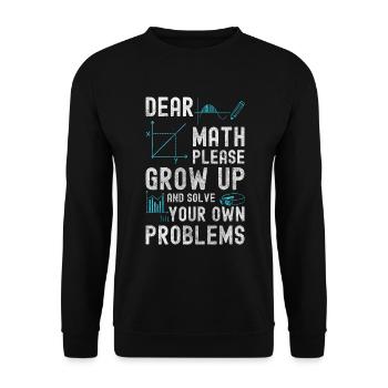 Student Learning Instructor - Unisex Sweatshirt - black - Front - Alina (178cm) & Michal (187cm)