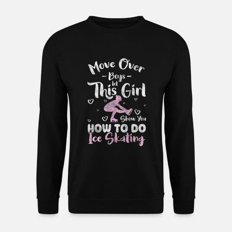 Eisläufer Eis Wintersport Eistanz - Unisex Pullover - Schwarz