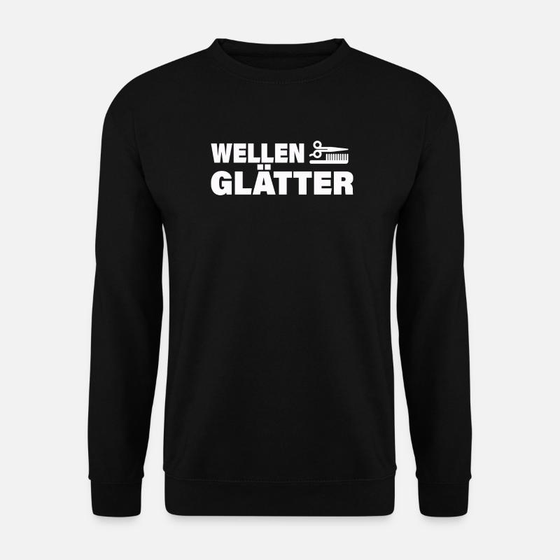 WELLENGLÄTTER - Unisex Pullover - Schwarz