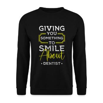 Physician Appointment Specialty Held - Unisex Sweatshirt - black - Front - Alina (178cm) & Michal (187cm)