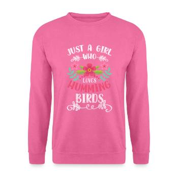 Les oiseaux adorent le printemps - Sweat-shirt Unisexe - rose - Devant
