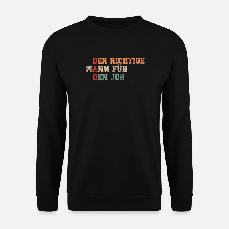 Dad - lustiger Spruch - Unisex Pullover - Schwarz