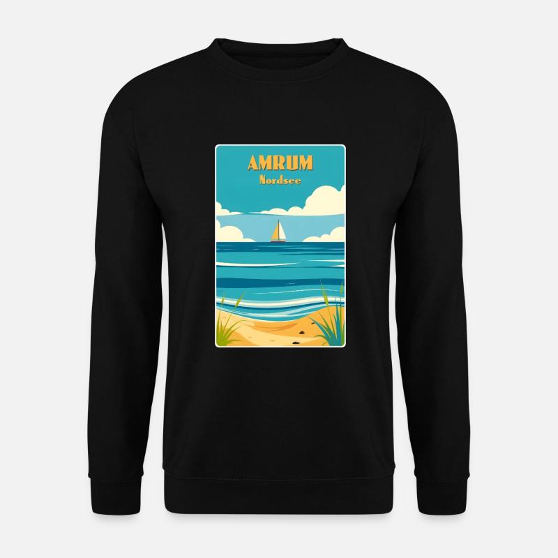 Amrum - Unisex Sweatshirt - black