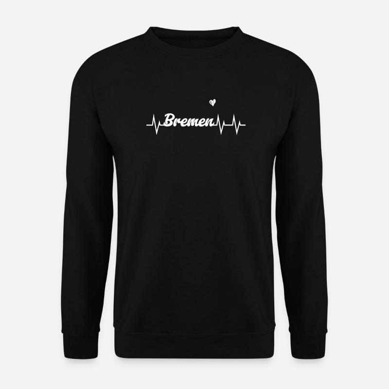Heartbeat Bremen - Unisex Pullover - Schwarz