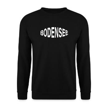 Lake Constance - Unisex Sweatshirt - black - Front - Alina (178cm) & Michal (187cm)