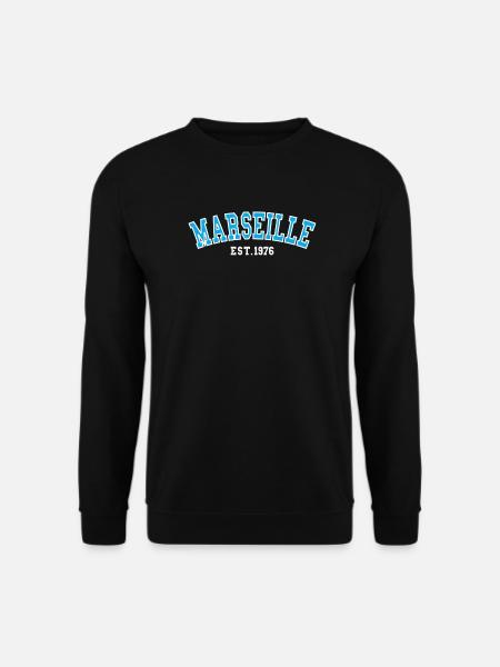 Marseille Est. 1976 - Unisex Sweatshirt - black