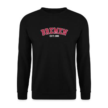 Brême Fondée en 1986 - Sweat-shirt Unisexe - noir - Devant - Alina (178cm) & Michal (187cm)
