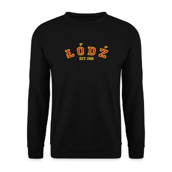 Łódź Fondé en 1966 - Sweat-shirt Unisexe - noir - Devant - Alina (178cm) & Michal (187cm)