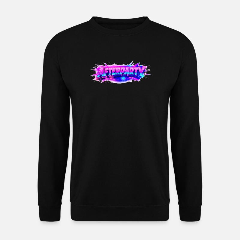 Afterparty Neon Pulse - Unisex Sweatshirt - black