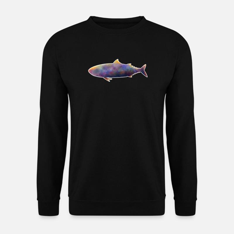 Makrele . 1 - Unisex Pullover - Schwarz