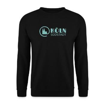 Köln Südstadt - Unisex Pullover - Schwarz - Vorne - Alina (178cm) & Michal (187cm)