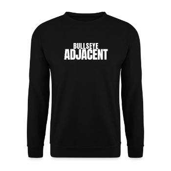 Bogenschiessen Recurve Treffer Pfeil und Bogen Bog - Unisex Pullover - Schwarz - Vorne - Alina (178cm) & Michal (187cm)
