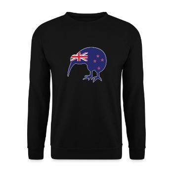 nouvelle-Zélande - Sweat-shirt Unisexe - noir - Devant - Alina (178cm) & Michal (187cm)