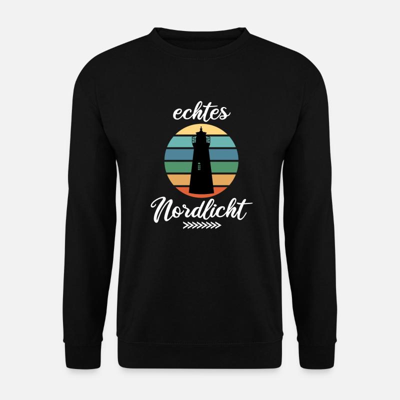 Echtes Nordlicht - Unisex Pullover - Schwarz