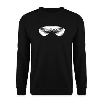 Junggesellenabschied - Unisex Pullover - Schwarz - Vorne - Alina (178cm) & Michal (187cm)