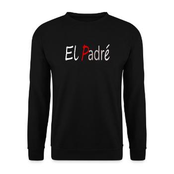 le pére - Sweat-shirt Unisexe - noir - Devant - Alina (178cm) & Michal (187cm)