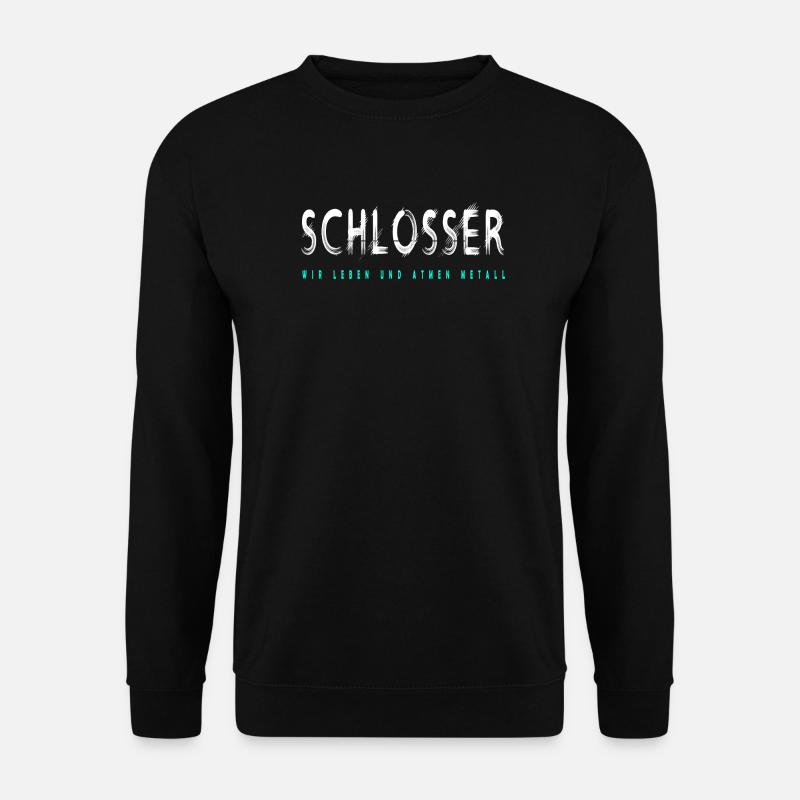 Schlosser Handwerker Design - Unisex Pullover - Schwarz
