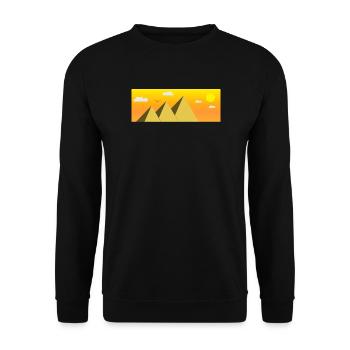 Égypte Égypte Le Caire vacances pyramide idée cadeau - Sweat-shirt Unisexe - noir - Devant - Alina (178cm) & Michal (187cm)