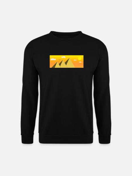 Egypt Ägypten Kairo Urlaub Pyramide Geschenkidee - Unisex Pullover - Schwarz