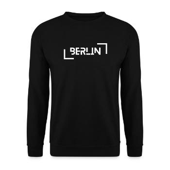 Berlin - Unisex Sweatshirt - black - Front - Alina (178cm) & Michal (187cm)