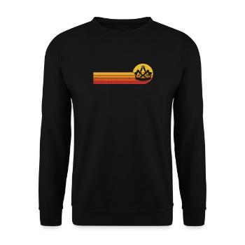Carpenter's guild sign carpenter craft guild - Unisex Sweatshirt - black - Front - Alina (178cm) & Michal (187cm)