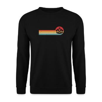 Carpenter's guild sign carpenter craft guild - Unisex Sweatshirt - black - Front - Alina (178cm) & Michal (187cm)