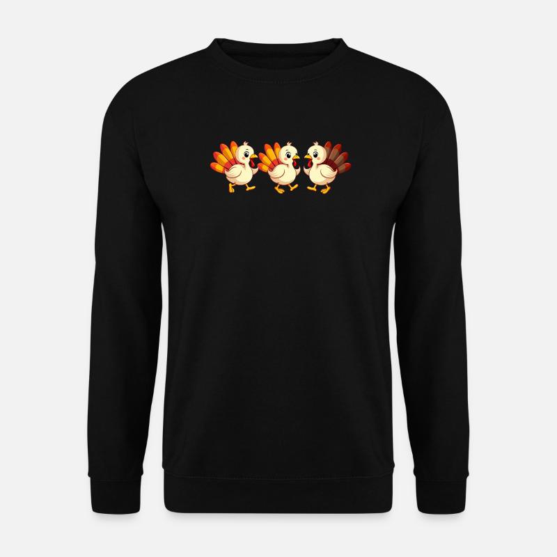 Thanksgiving Truthahn Baby - Unisex Pullover - Schwarz
