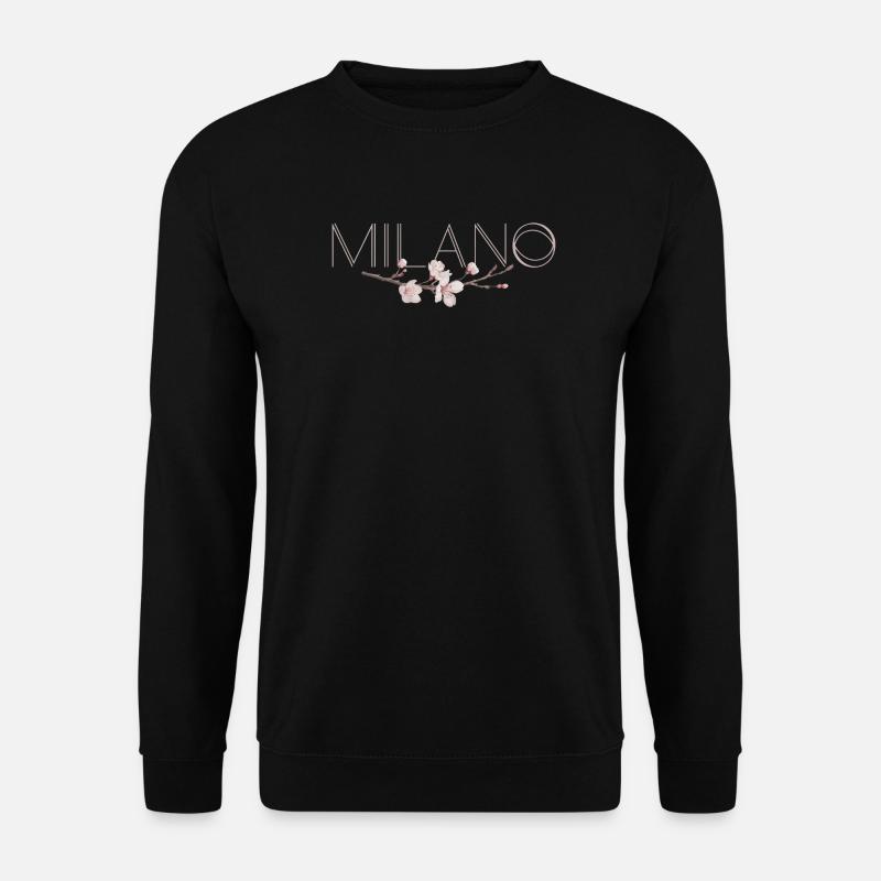 MILANO – Blossom Chic - Unisex Pullover - Schwarz