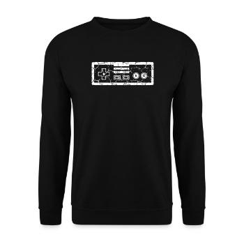 Ancien contrôleur Vintage Vector - Sweat-shirt Unisexe - noir - Devant - Alina (178cm) & Michal (187cm)