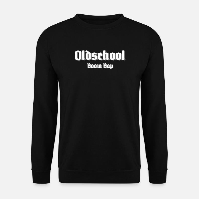 Oldschool Boom Bap - Unisex Pullover - Schwarz