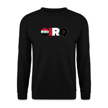 Irak - Unisex Pullover - Schwarz - Vorne - Alina (178cm) & Michal (187cm)