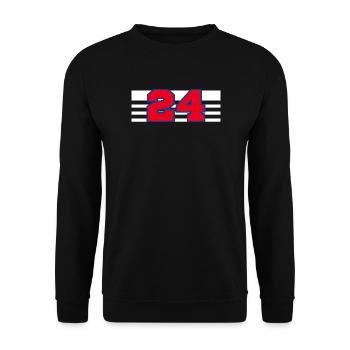 Numéro 24 France - Sweat-shirt Unisexe - noir - Devant - Alina (178cm) & Michal (187cm)