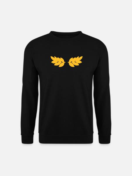 Lorbeerkranz Gold - Unisex Sweatshirt - black