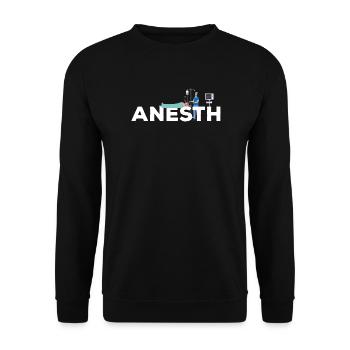 Anesth Gift Doctor Iade Nurse anesthetist - Unisex Sweatshirt - black - Front - Alina (178cm) & Michal (187cm)