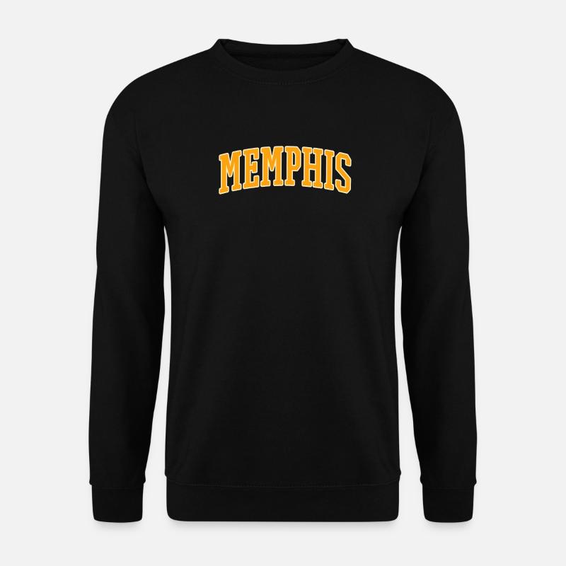Memphis Varsity Orange - Unisex Sweatshirt - black