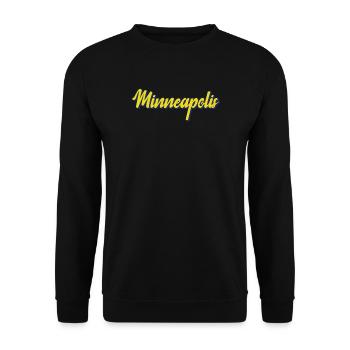 Minneapolis Minnesota - Unisex Sweatshirt - black - Front - Alina (178cm) & Michal (187cm)