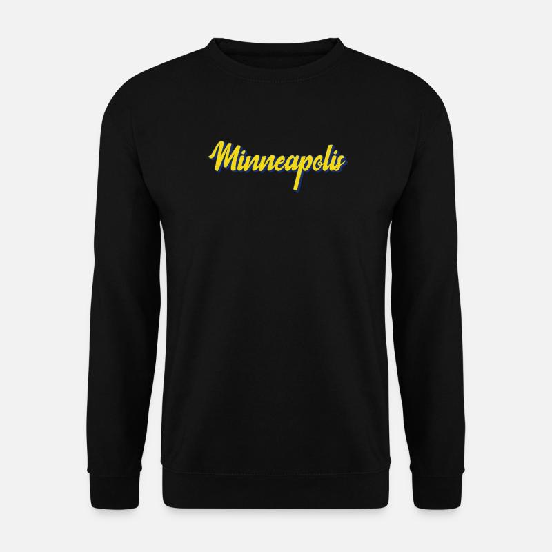 Minneapolis Script City Pride - Unisex Pullover - Schwarz