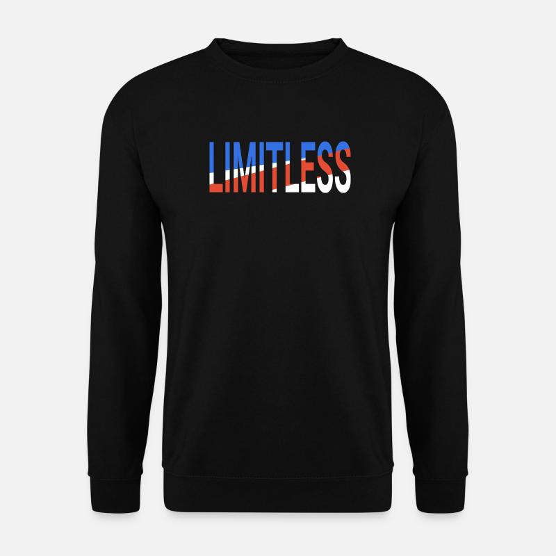 Grenzenlos - Unisex Pullover - Schwarz