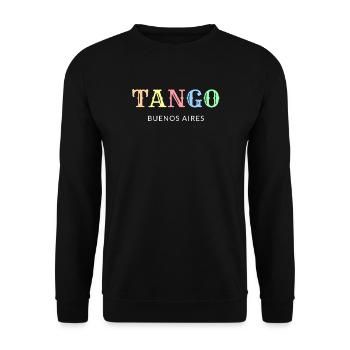 Tango Buenos Aires - Unisex Sweatshirt - black - Front - Alina (178cm) & Michal (187cm)