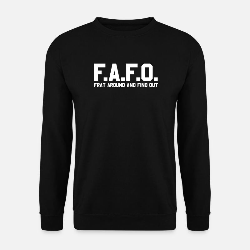Connect and find out - Unisex Sweatshirt - black